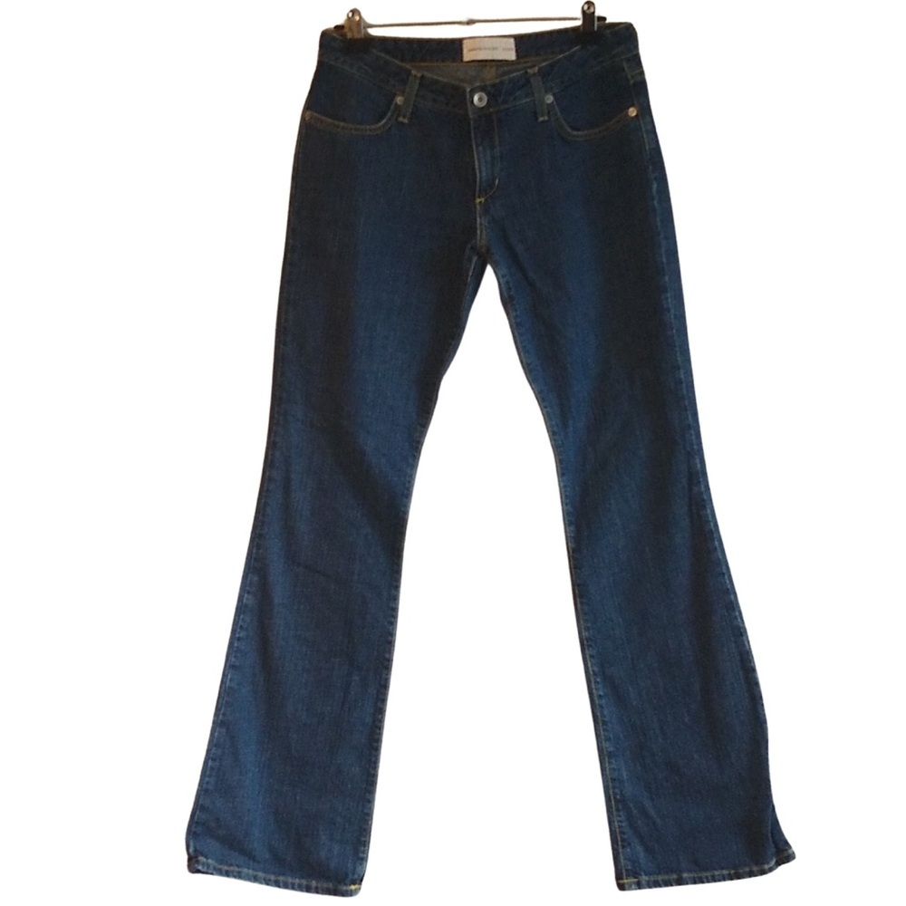 Japanese selvedge denim pristine Y2K flares ultra low rise size 29 EUC